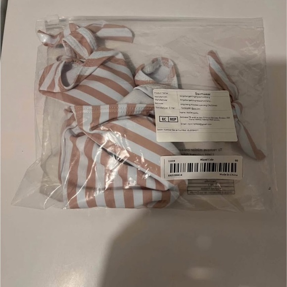 Striped Kids Swimwear - Picture 2 of 3